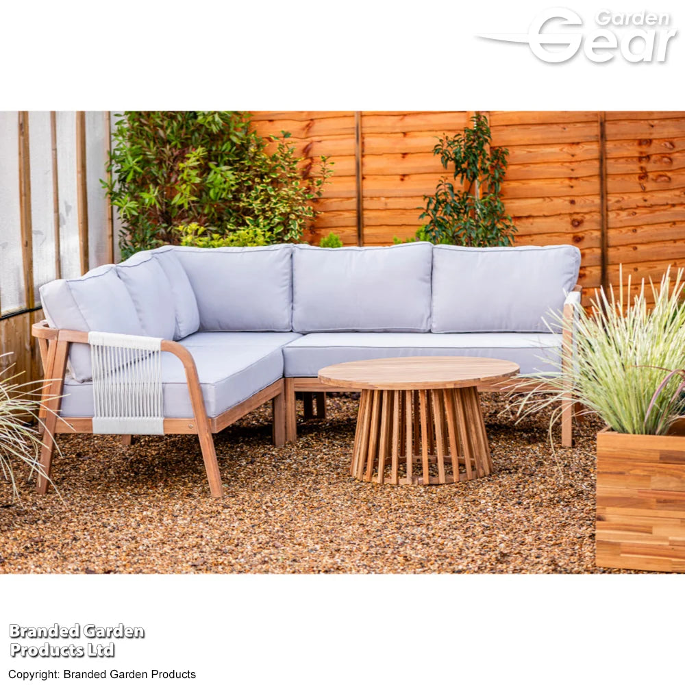 Garden_Gear Acacia Eleni Corner Sofa Set
