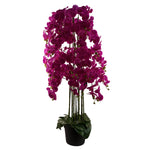150cm Giant Purple Orchid Plant Artificial 189 Flowers Real Touch