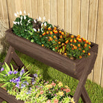 3 Tier Raised Garden Bed, 66l Planter Box Kit, Tan