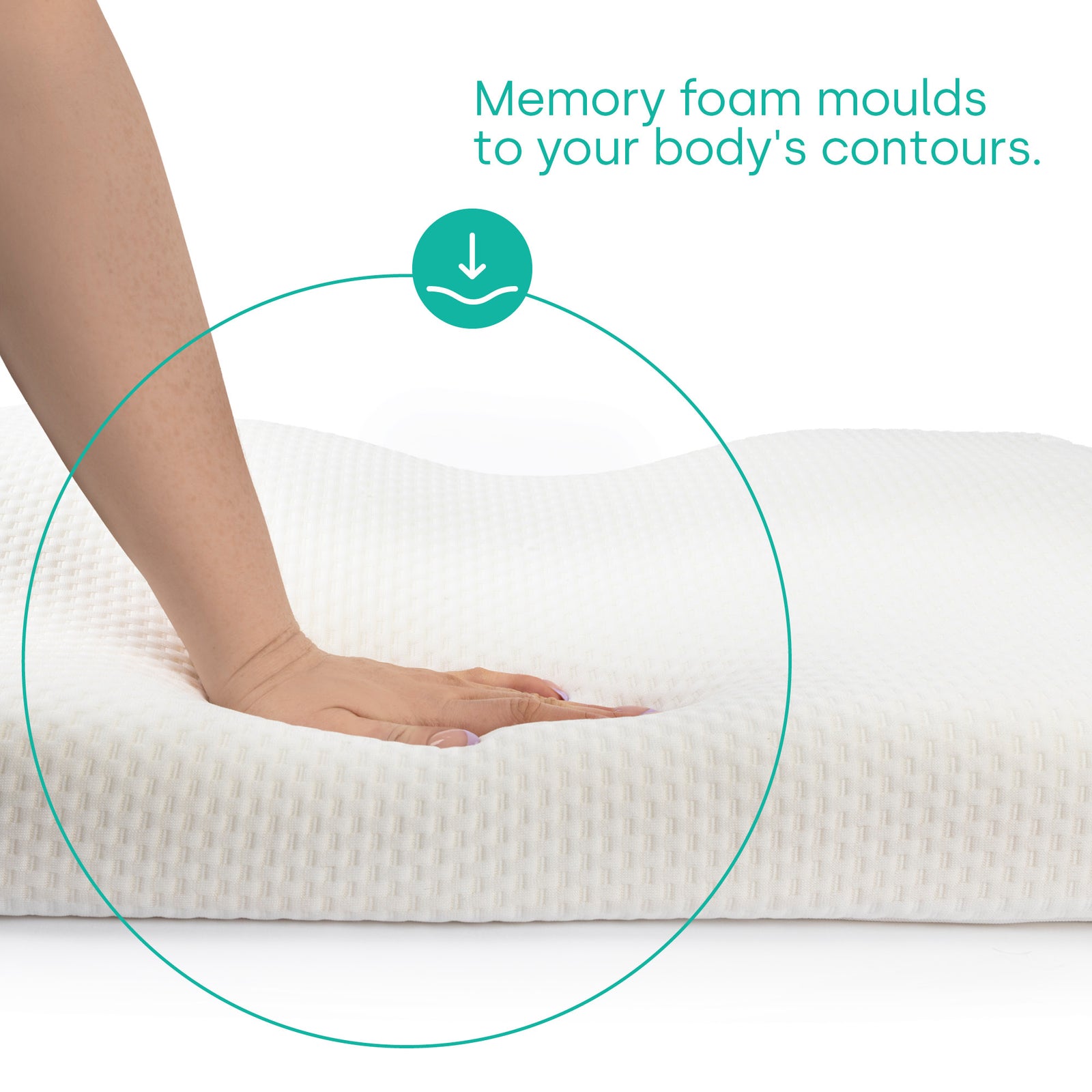 Memory Foam Neck Contour Pillow