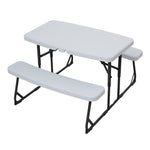 Foldable Picnic Table Bench Set For Kids