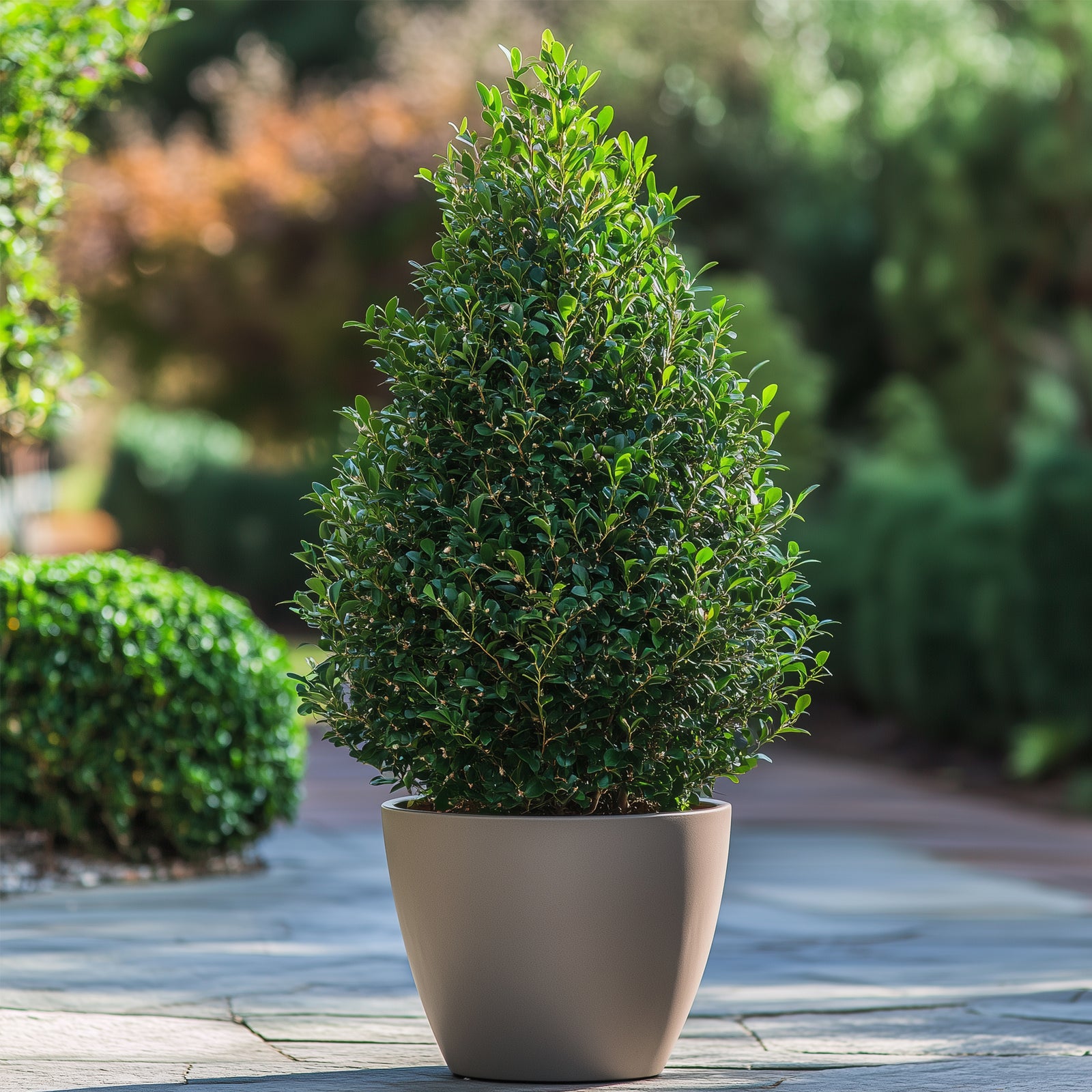 Japanese Holly - Ilex Crenata 'Jenny' - Height 55-65cm - ⌀21cm | Set of 2 | Green