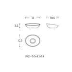 Soap Dish Unique Design Soft-finish Coating Saku Collection | Sand
