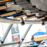 Galvanized Steel Trampoline Ladder For 6ft-10ft | Gray