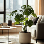Swiss Cheese Plant - Monstera Deliciosa - Height 50-60cm - ⌀17cm | Set of 1 | Green