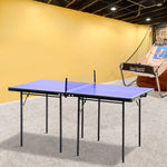 5ft Folding Mini Ping Pong Set With Net | Blue