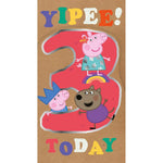 Age 3 Birthday Card Official Product
