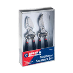 Gift Set Vintage Secateurs, Bypass & Anvil Twin Pack