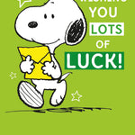 Snoopy Good Luck Card Official Product