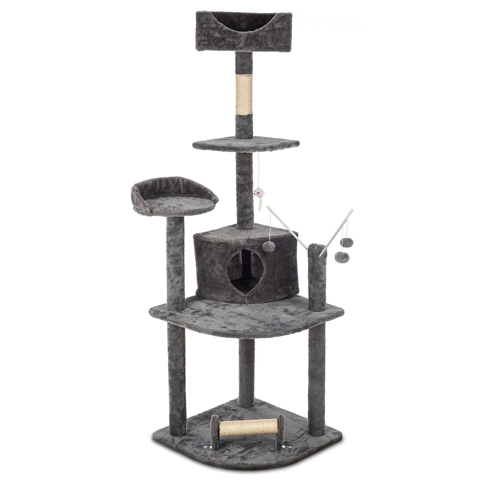 4 Tier Cat Activity Tree And Scratching Post