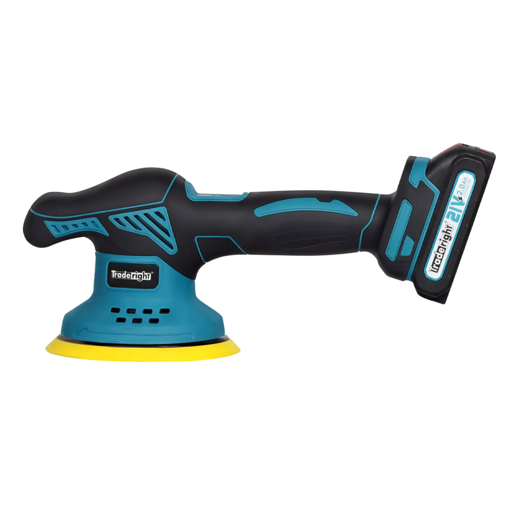 Cordless Car Polisher Buffer Sander Polishing Machine With 2 Battery | Blue