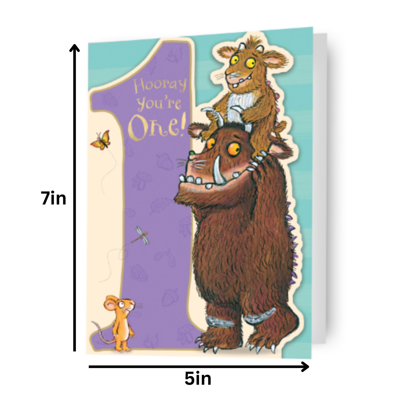 The Gruffalo Age 1 Birthday Card Official Product