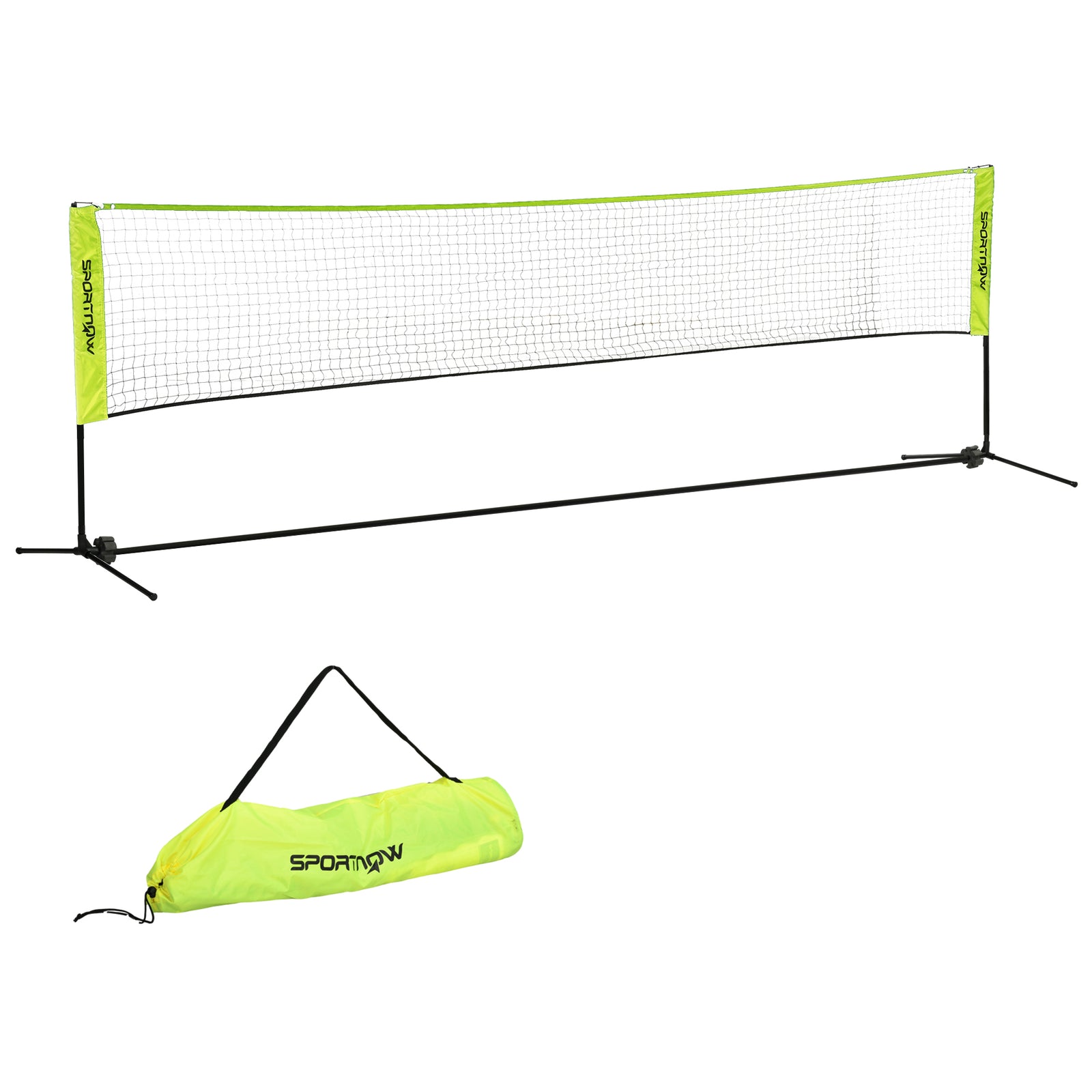 4m Portable Badminton Net For Tennis | Yellow