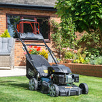 Classic 46cm Self-propelled Electric Start Petrol Lawnmower | Green