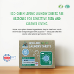 Non-Bio Laundry Detergent Sheets x 60 (Fragrance-Free)