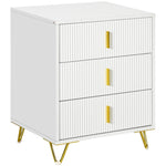 3 Drawer Dresser, Chest Of Drawers Storage Cabinet, White