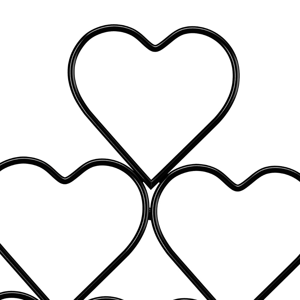 3pcs Heart-shaped Stackable Plant Climbing Trellises