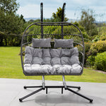 Haversham Swinging Double Garden Seat | Double | Light Grey