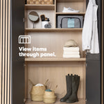 Livivo Set Of 3 Large Foldable Fabric Storage Boxes With Viewing Window