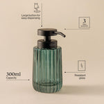 Soap Dispenser, 300ml, Resistant Glass, Grey, Lido Collection