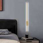 Modern Gold Aluminium Linear Led Wall Lighting Fixture 100cm | White