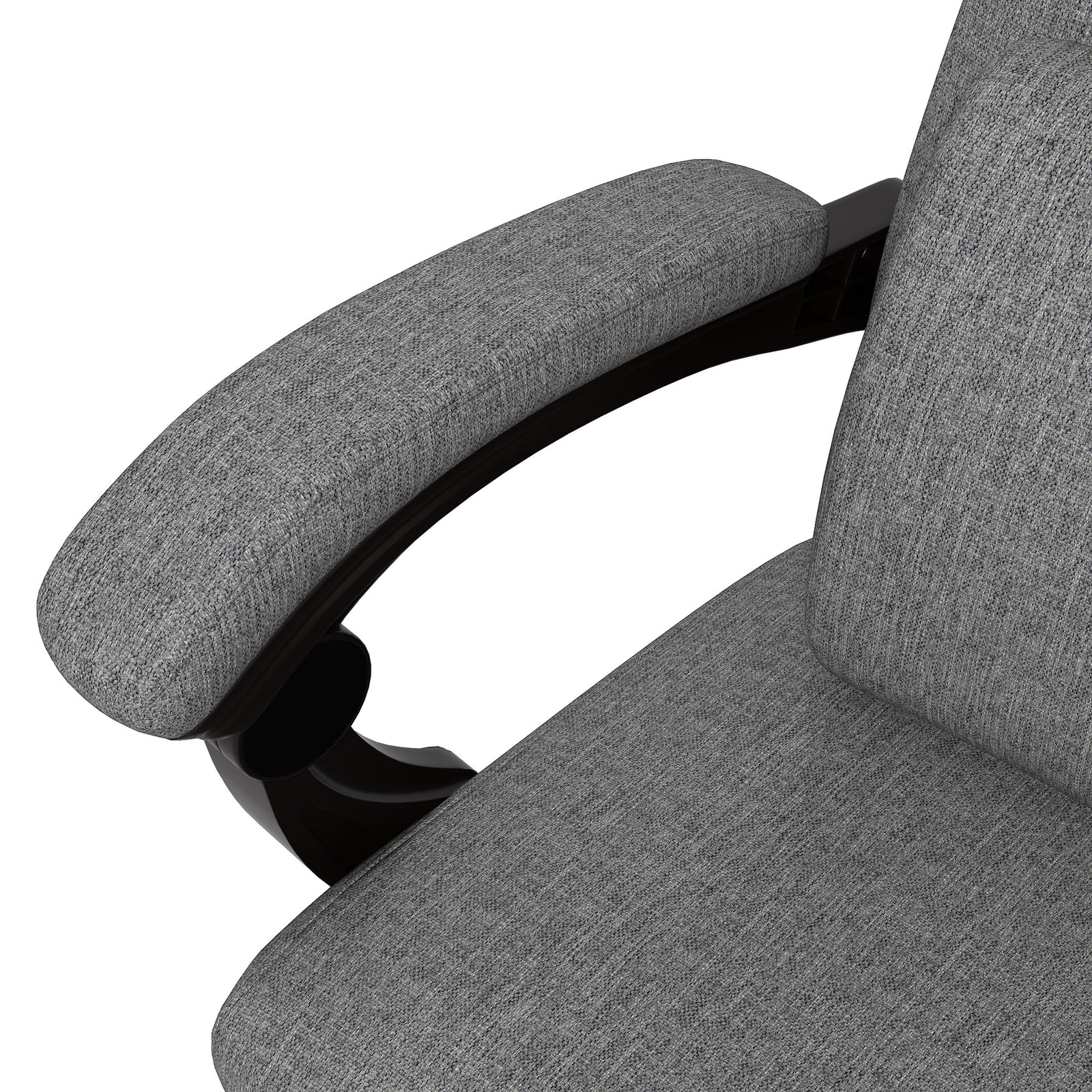 Home Office Swivel Chair W/ Footrest | Dark Gray