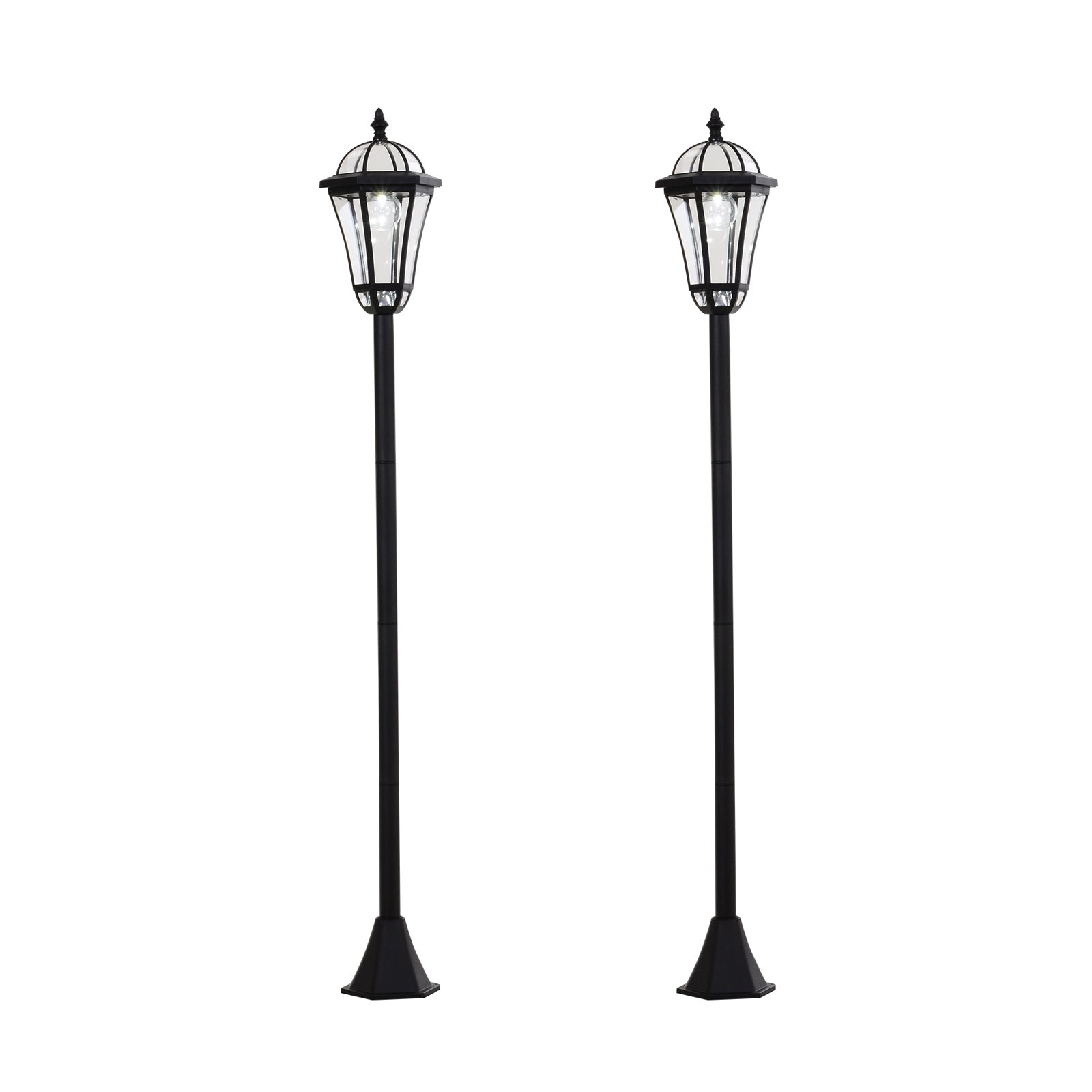 2pcs Solar Torch Led Lights Post Lamp Decoration Auto On/off
