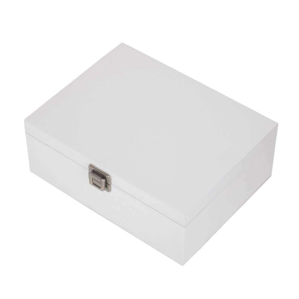 White Wooden Storage Box | Small | White