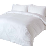 Organic Cotton Duvet Cover Set 400 Tc | Single | White