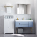 Mirror Cabinet Double Door Wall Mounted Modern Storage