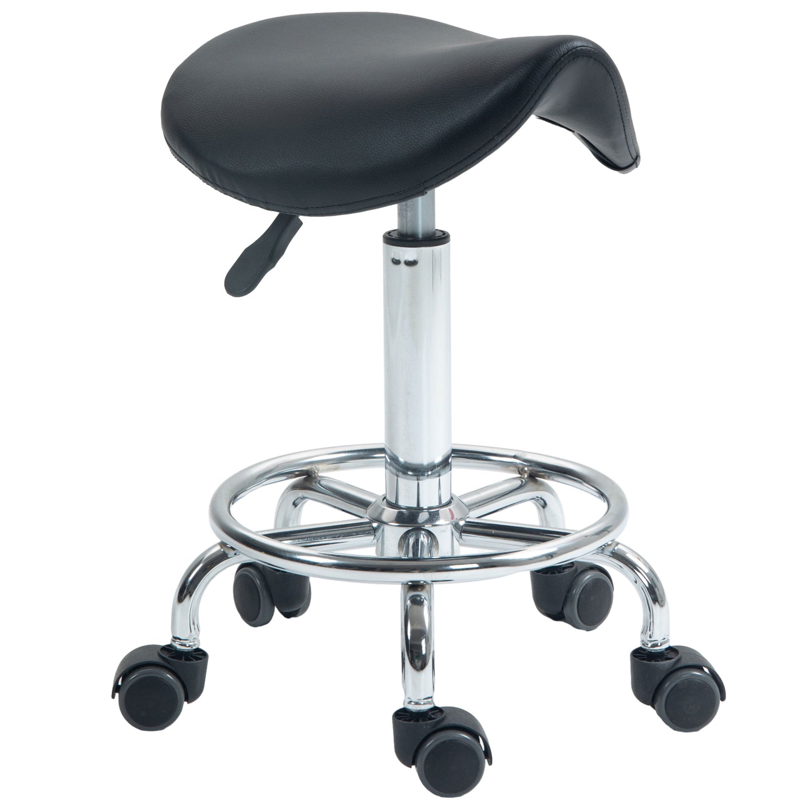 Saddle Chair Rolling Salon Stool Massage Spa Clinic Beauty