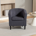 Beulah Fabric Accent Chair | Charcoal Grey