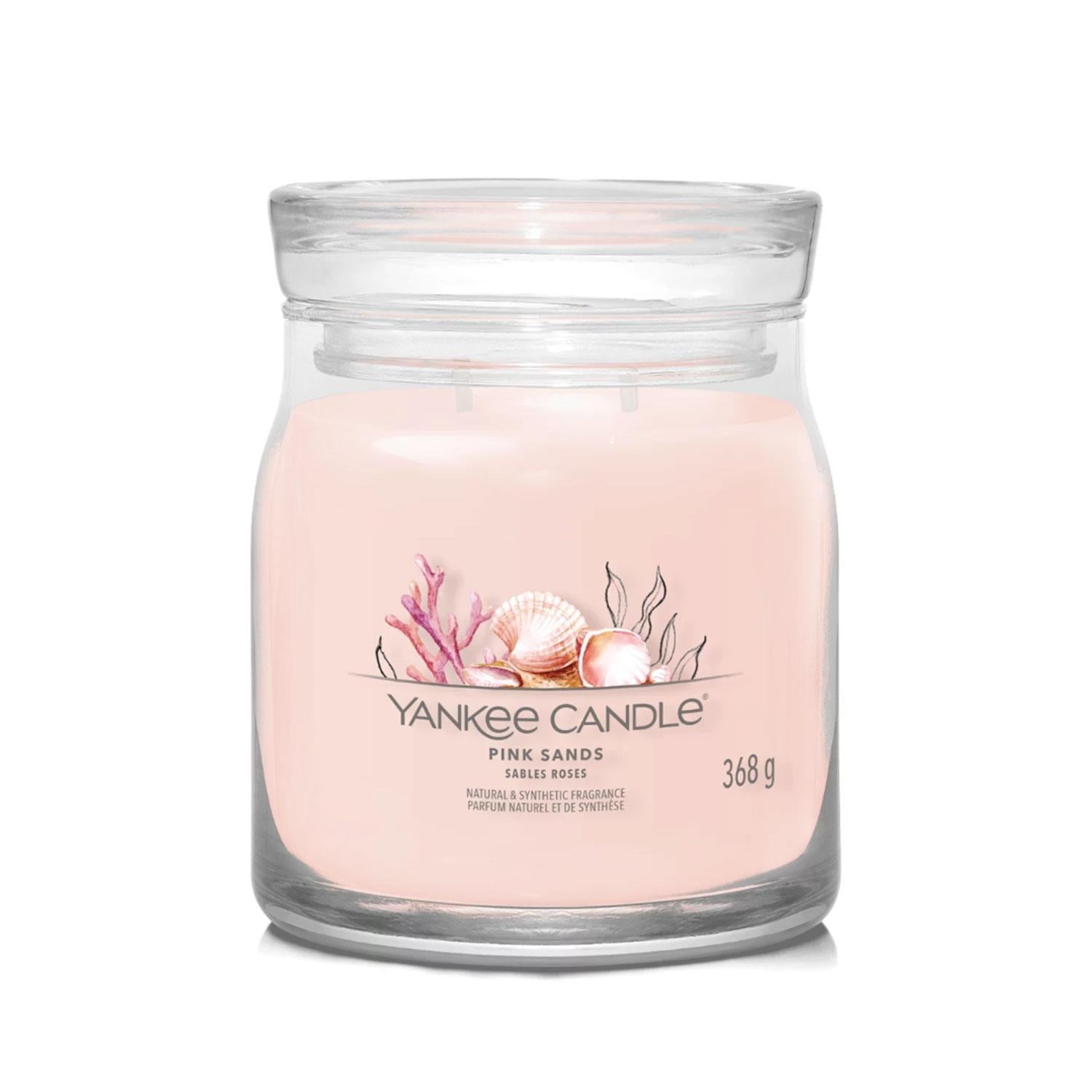 Signature Medium Jar Scented Candle - Pink Sands, 368g