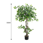 120cm Faux Banyan Tree For Indoor Outdoor Decor