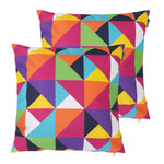 Indoor Outdoor Cushion Set Of 2 Water Resistant Cushions