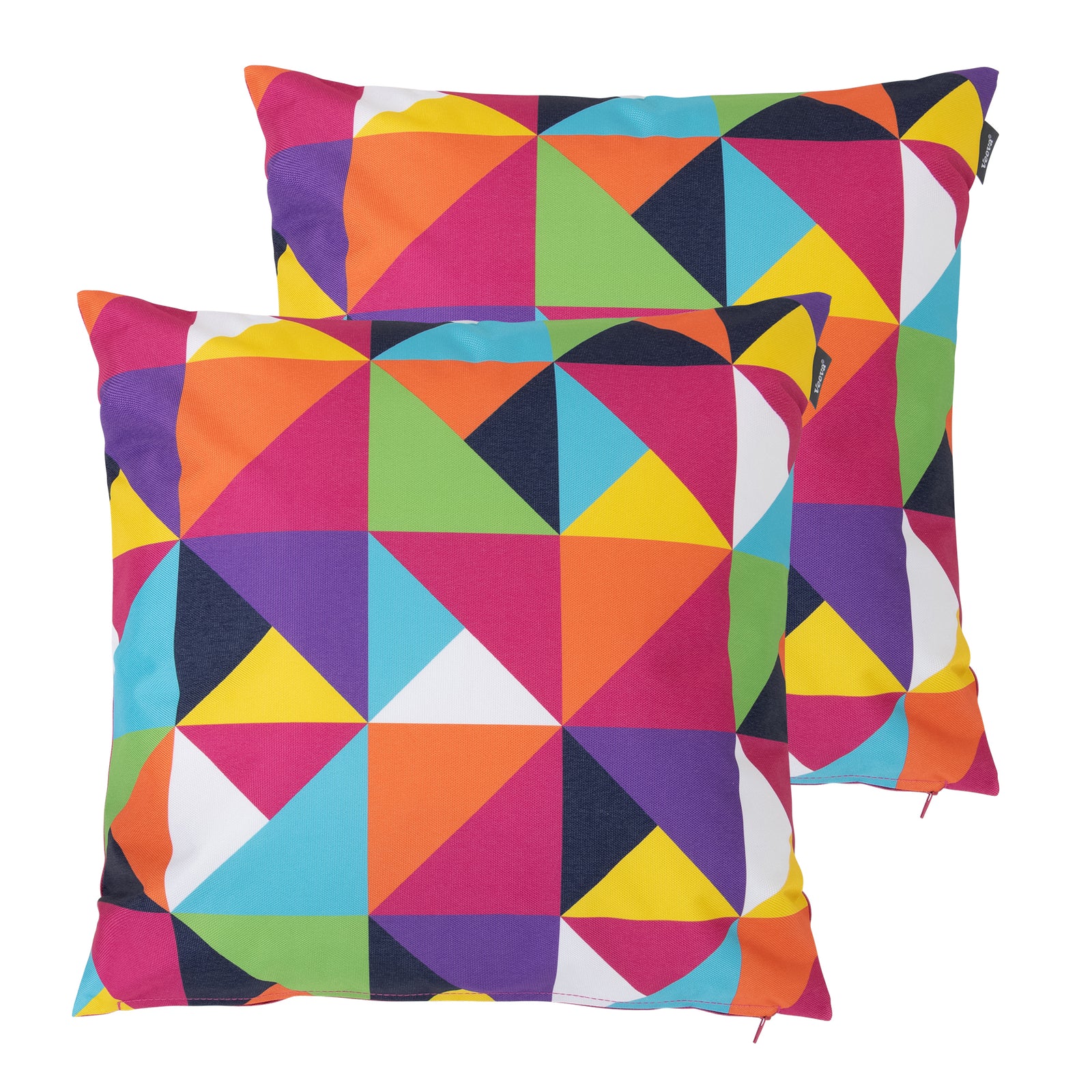 Indoor Outdoor Cushion Set Of 2 Water Resistant Cushions