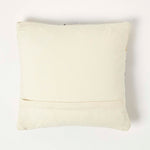 Handwoven Kilim Cushion With Feather Filling | 45cm x 45cm | Black & Grey