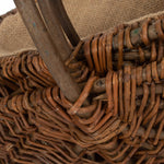 Wicker Oval Unpeeled Willow Garden Trug | Set-of-3 | Brown
