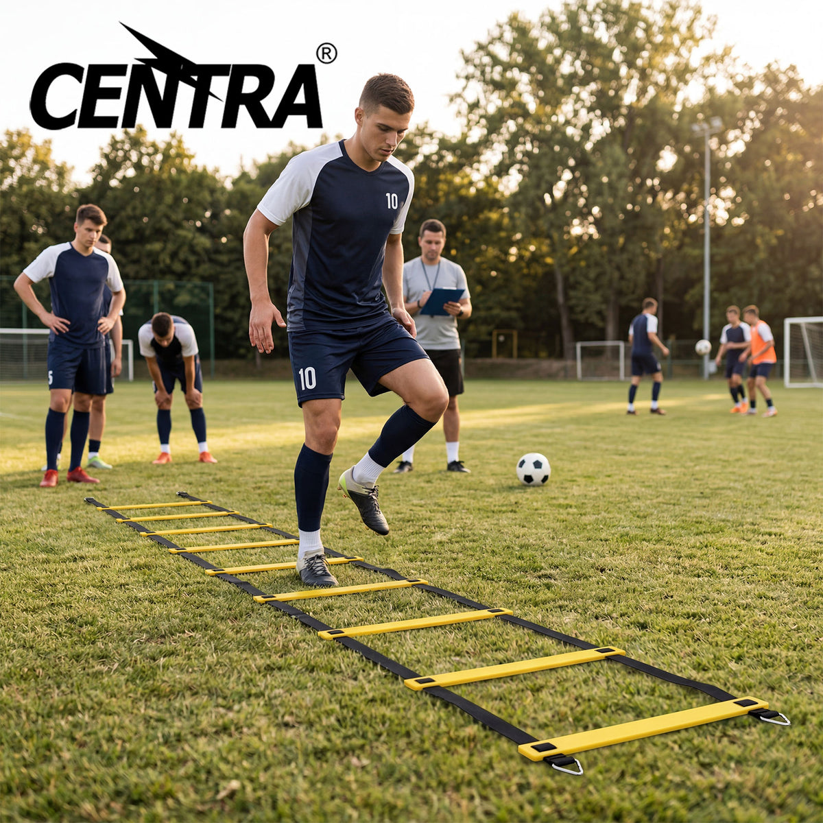 Centra Football Training Equipment Pro Agility Speed Ladder Cones Hurdle