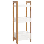 3-tier Bathroom Rack Organizer Storage Shelf Bamboo