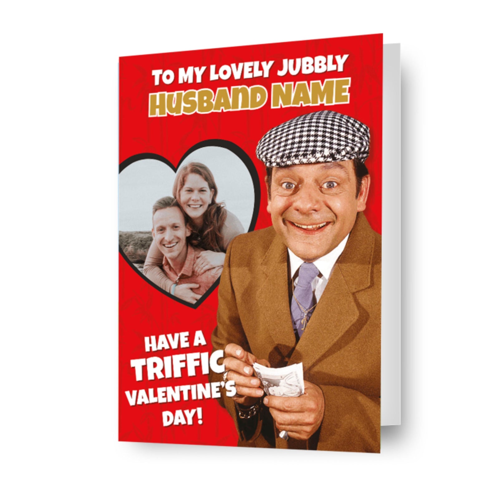 Personalised Photo & Name 'husband' Valentine's Day Card Official Product