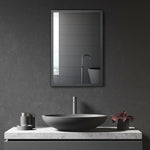 kleankin Wall Mounted Bathroom Cabinet With Mirror And Storage Shelves