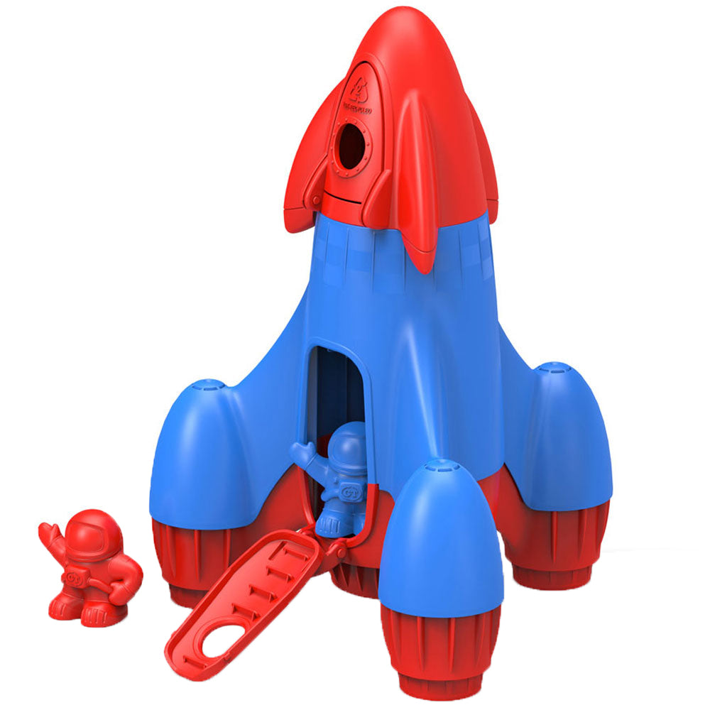 Blue Rocket Toy, Made From 100% Recycled Plastic