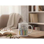 Dyzi Swiftea Book Themed Quote Ceramic Coffee Mug White