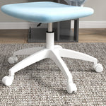 Armless Adjustable Office Chair | Light Blue