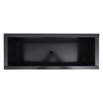 Rectangular Galvanised Steel Planter Box, Black Powder-coated Outdoor/indoor Flower & Herb Planter