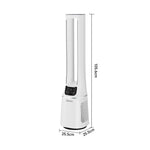 Midea Ams150-pbw Air Purifier Bladeless Fan ,white
