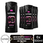 Limited Edition Fifa No 10 Mens 3 In 1 Body Wash Shower Gel 500ml, 6 Pack