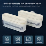 Clayr Natural Fridge Deodoriser 2 Pack 120g Odour Absorber