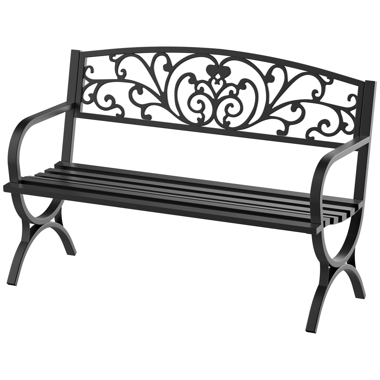 2 Seater Garden Bench Patio Vintage